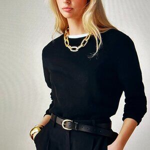 Lord & Taylor Cashmere Crew Neck Sweater